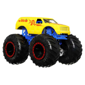 Hot Wheels Monster Trucks Vehículo de Juguete Color Shifter Demo Derby Escala 1:64 - Image 3 of 6