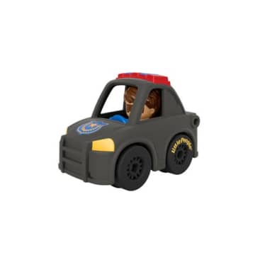 Little People Hot Wheels Juguete para Bebes Vehiculo Wheelies de Policia