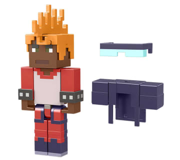 Minecraft Creator Series Figura de Acción Skin con cabello naranja 3.25