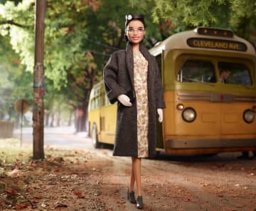 Barbie Rosa Parks Barbie Inspiring Women Doll Mattel