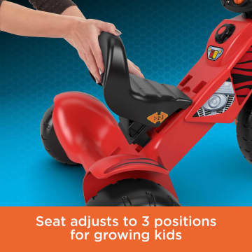 Fisher-Price Harley Davidson Tricycle For Toddlers, Lights & Sounds, Adjustable Seat - Image 4 of 6