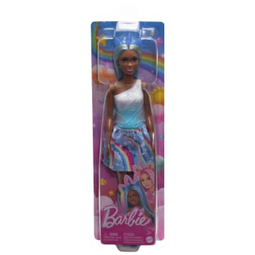 Barbie  Poupée Licorne, Cheveux Bleus, Tenue Ombrée et Accessoires - Imagen 6 de 6