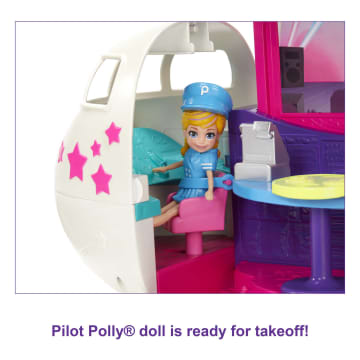 Polly Pocket Conjunto de Brinquedo Mega Jato de Viagem - Imagem 3 de 5