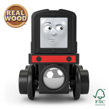 Thomas & Friends Wooden Railway Diesel Engine Push-Along Train - Imagen 2 de 6