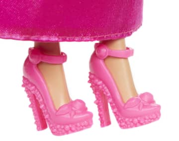 Barbie Fantasia Boneca Princesa Vestido Rosa - Imagem 4 de 5