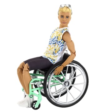 Ken Fashionistas Doll #167 With Wheelchair & Ramp - Image 4 of 6