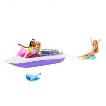 Barbie  Mermaid Power ™  Coffret de Jeu Avec Poupées et Bateau - Imagen 4 de 6