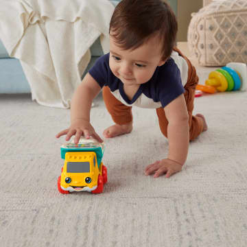 Fisher-Price  Camion-Benne Roulis-Boulis, Jouet à Pousser Avec Perles - Imagem 3 de 6