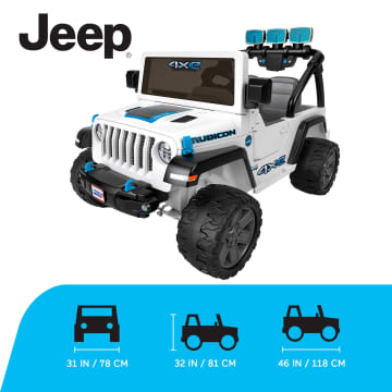 Power Wheels Jeep Wrangler 4xe Ride On Toy Vehicle Mattel