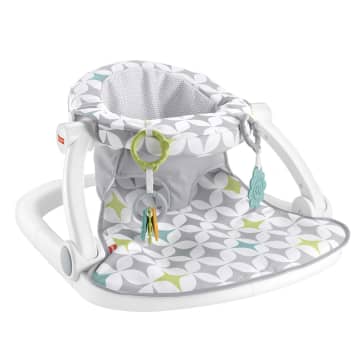 Fisher-Price Sit-Me-Up Floor Seat Portable Baby Chair With 2 Toys, Starlight Bursts - Image 1 of 6