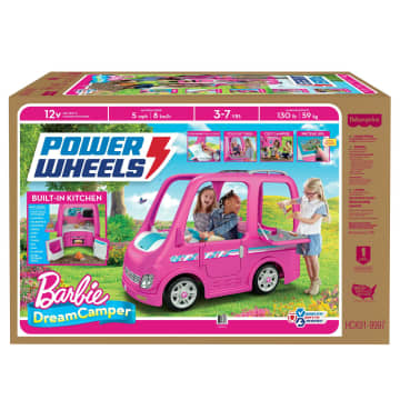 Power Wheels Barbie Dream Camper Battery Powered 12V Ride On Vehicle