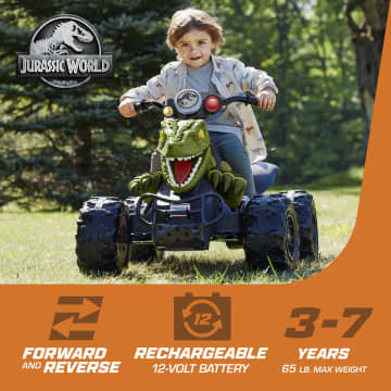 Power Wheels Jurassic World Dino Racer ATV Ride On Mattel