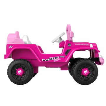 Fisher Price Power Wheels Vehiculo Montable Barbie Jeep Wrangler 6V