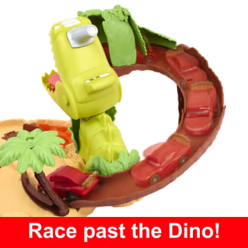 Disney And Pixar's Cars Toys, Dinosaur Playground Playset With Lightning Mcqueen, Cars On the Road - Image 3 of 6