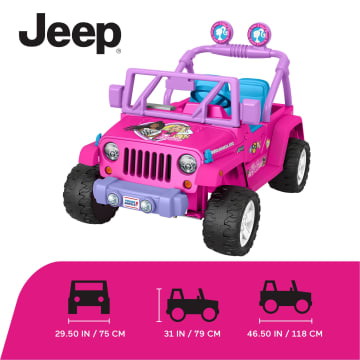 Power Wheels Power Wheels Barbie Jeep Wrangler Mattel