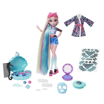Monster High Doll, Lagoona Blue Spa Day Set With Wear And Share Accessories - Image 1 of 6