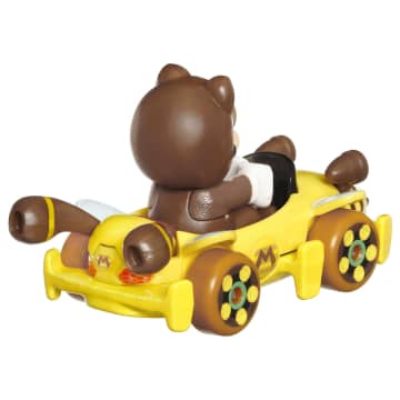 Hot Wheels Mario Kart Veículo de Brinquedo Tanooki Mario Bumble V - Image 4 of 4