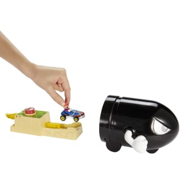 Hot Wheels Mario Kart Pista de Juguete Lanzador Bullet Bill - Image 3 of 5