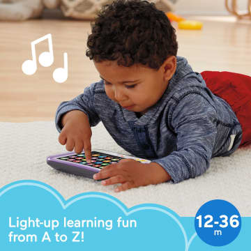 Fisher-Price Laugh & Learn Smart Stages Tablet Toddler Electronic Musical Learning Toy - Image 2 of 5