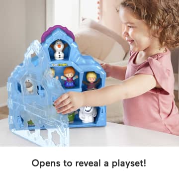 Disney Frozen Castle Playset With 9 Fisher-Price Little People Figures, Carry Along Castle Case - Image 5 of 6