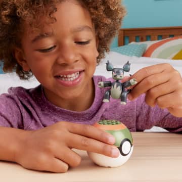 MEGA Pokémon Jogo de Construção Pokébola Alolan Ratata - Imagen 2 de 6