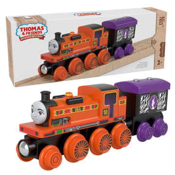 Fisher-Price Thomas & Friends Wooden Railway Nia Engine And Cargo Car - Image 1 of 6
