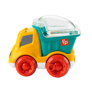 Fisher-Price  Camion-Benne Roulis-Boulis, Jouet à Pousser Avec Perles - Imagem 6 de 6