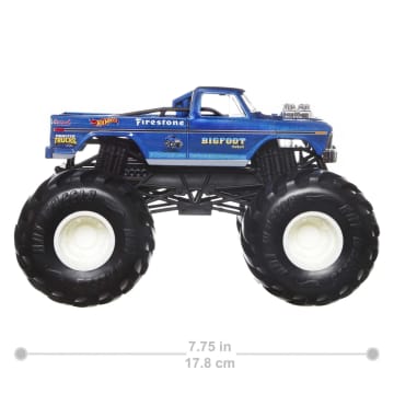 Hot Wheels Monster Trucks Vehículo de Juguete Midwest Madness Escala 1:24 - Image 3 of 6