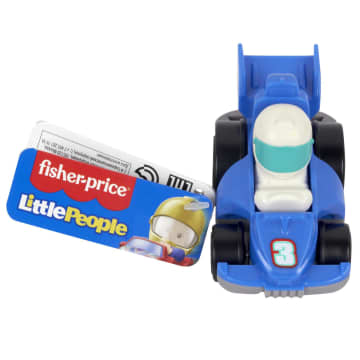 Little People Hot Wheels Juguete para Bebes Vehiculo Wheelies Azul de Carreras