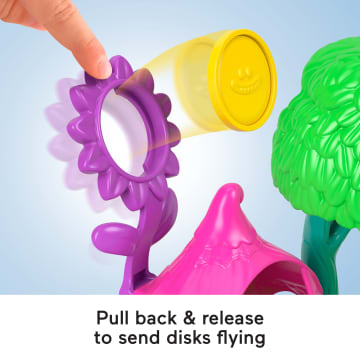Imaginext Dreamworks Trolls Flower Fun Campsite Playset With Poppy Figure & 4 Play Pieces - Image 5 of 6