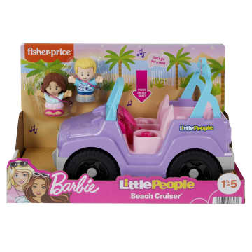 Little People Barbie Véhicule de Plage, Musique, Sons, 2 Figurines - Image 6 of 6