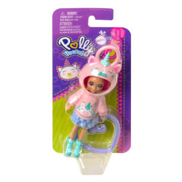 Polly Pocket Muñeca Hoodie Amigos Unicornio - Imagen 5 de 5