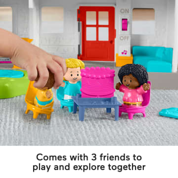 Little People Toddler Learning Toy, Playset With Figures And Music, Friends Together Play House - Image 5 of 6