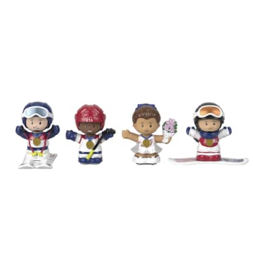 Little People Fisher-Price Collector Team USA Winter Sports Action Figure Set, 6 Pieces - Image 5 of 6