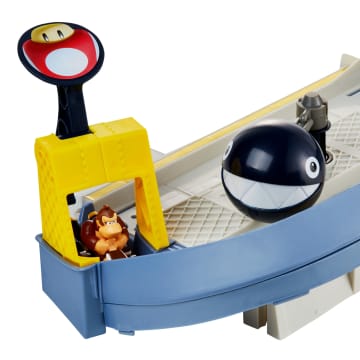 Hot Wheels Mario Kart Pista de Juguete Chain Chomp - Image 3 of 6