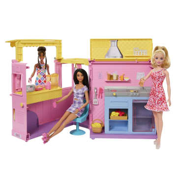 Barbie Camion a Limonade Coffret 25 elements de jeu Mattel
