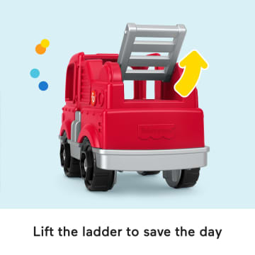 Fisher-Price Little People Activity Vehicles & Figures Gift Set For Toddlers, 10 Pieces - Image 3 of 6
