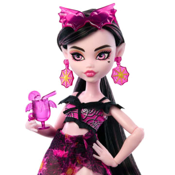 Monster High Scare-Adise Island Draculaura Fashion Doll With Swimsuit & Accessories - Image 3 of 6
