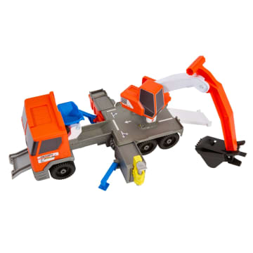 Matchbox-Action Drivers-Excavatrice Transformable-Camion de Chantier - Imagem 2 de 6