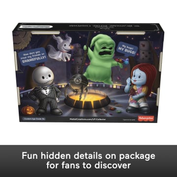 Little People Collector Disney Tim Burton's The Nightmare Before Christmas Set, 4 Figures - Image 6 of 6