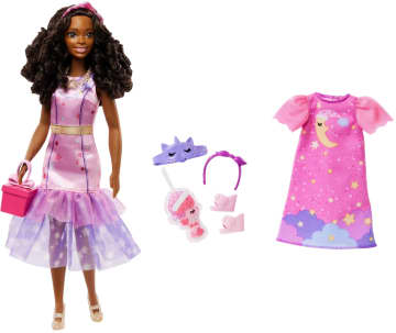 Barbie Doll For Preschoolers Black Hair Deluxe MATTEL