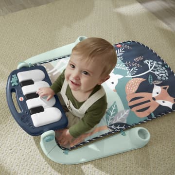 Fisher-Price Tapis D’Activités Pour Bébé, Piano, Jouets, Faon Marine - Imagen 3 de 6