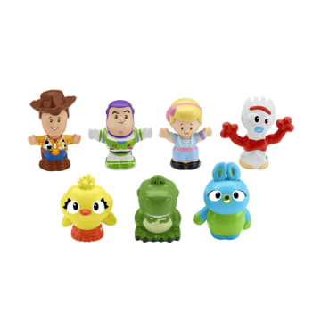 Disney Toy Story 7 Friends Pack Little People Figure Set With Woody Buzz Lightyear For Toddlers