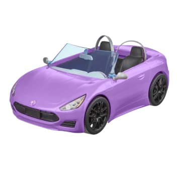 Barbie Poupée Blonde, Décapotable Violette - Imagem 4 de 5