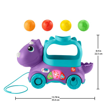 Fisher-Price Brinquedo para Bebês Dino Bolinhas Divertidas - Imagen 6 de 7