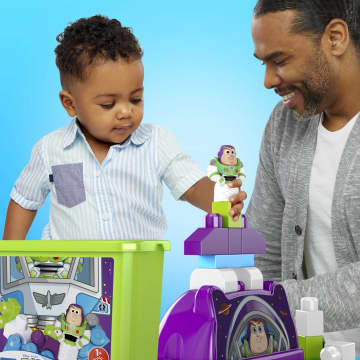 Mega Bloks Disney Jogo de Construção Balde De Blocos Do Buzz Lightyear - Image 2 of 2