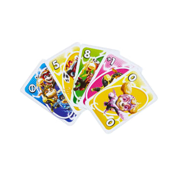UNO Junior Paw Patrol: the Mighty Movie Kids Card Game For Family Night Featuring 3 Levels Of Play - Imagem 4 de 6