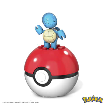 MEGA Pokémon Juguete de Construcción Pokébola Squirtle 25 Aniversario - Imagen 5 de 5