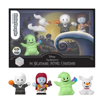 Little People Collector Disney Tim Burton's The Nightmare Before Christmas Set, 4 Figures - Image 1 of 6