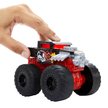 Hot Wheels Monster Trucks Véhicule Bone Shaker Sons et Lumières - Image 3 of 6